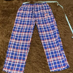 MLB Chicago Cubs, baseball Plaid Men's or women’s unisex Pants pajama